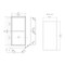 Alfi Brand 12" x 24" Brushed Copper PVD Stainless Steel Double Shelf Shower Niche ABNP1224-BC - alternate 2
